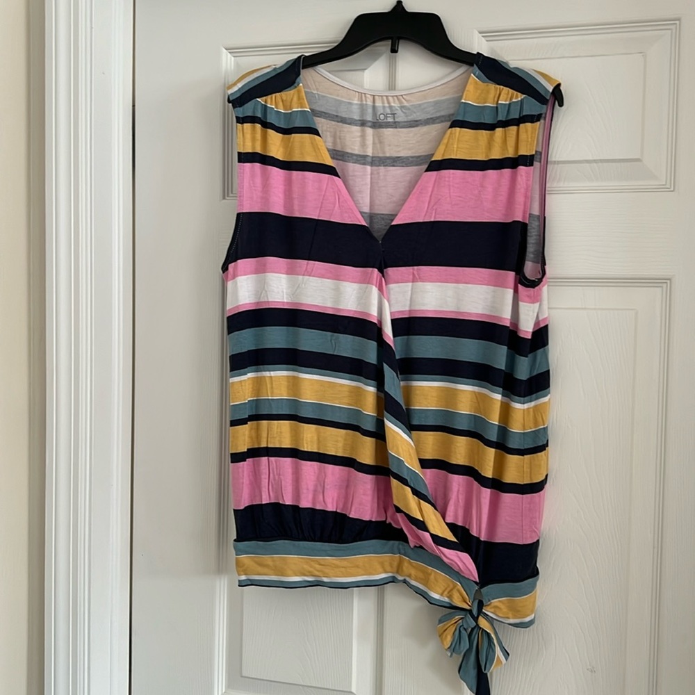 Loft V-Neck Wrap Tank